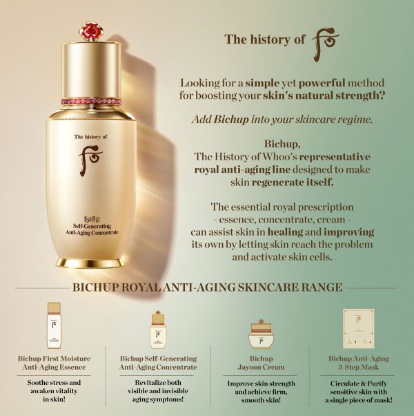 The history of Whoo Bichup Jasaeng Essence 50 ml.